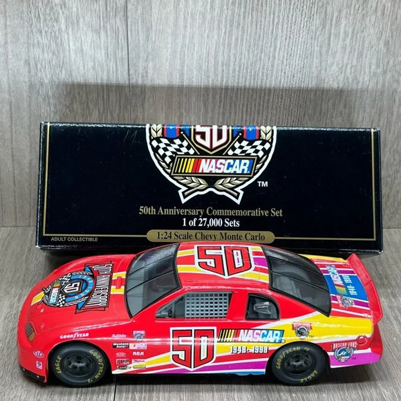 Racing Champions Other - 1948-1998 Racing Champion NASCAR 50th Anniversary Chevy Monte Carlo Diecast 1:24